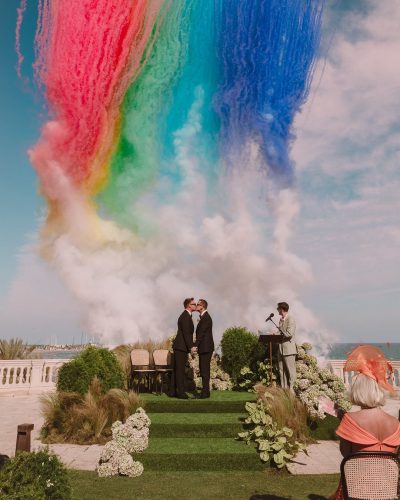Scott Mills and Sam Vaughan's wedding