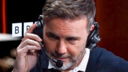 Gary Barlow on the Take That line