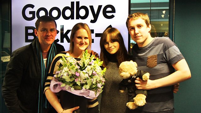 Beccy on her last day on The Scott Mills Show