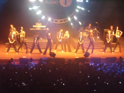 Girls Aloud performing at Radio 1's Chart Show Live